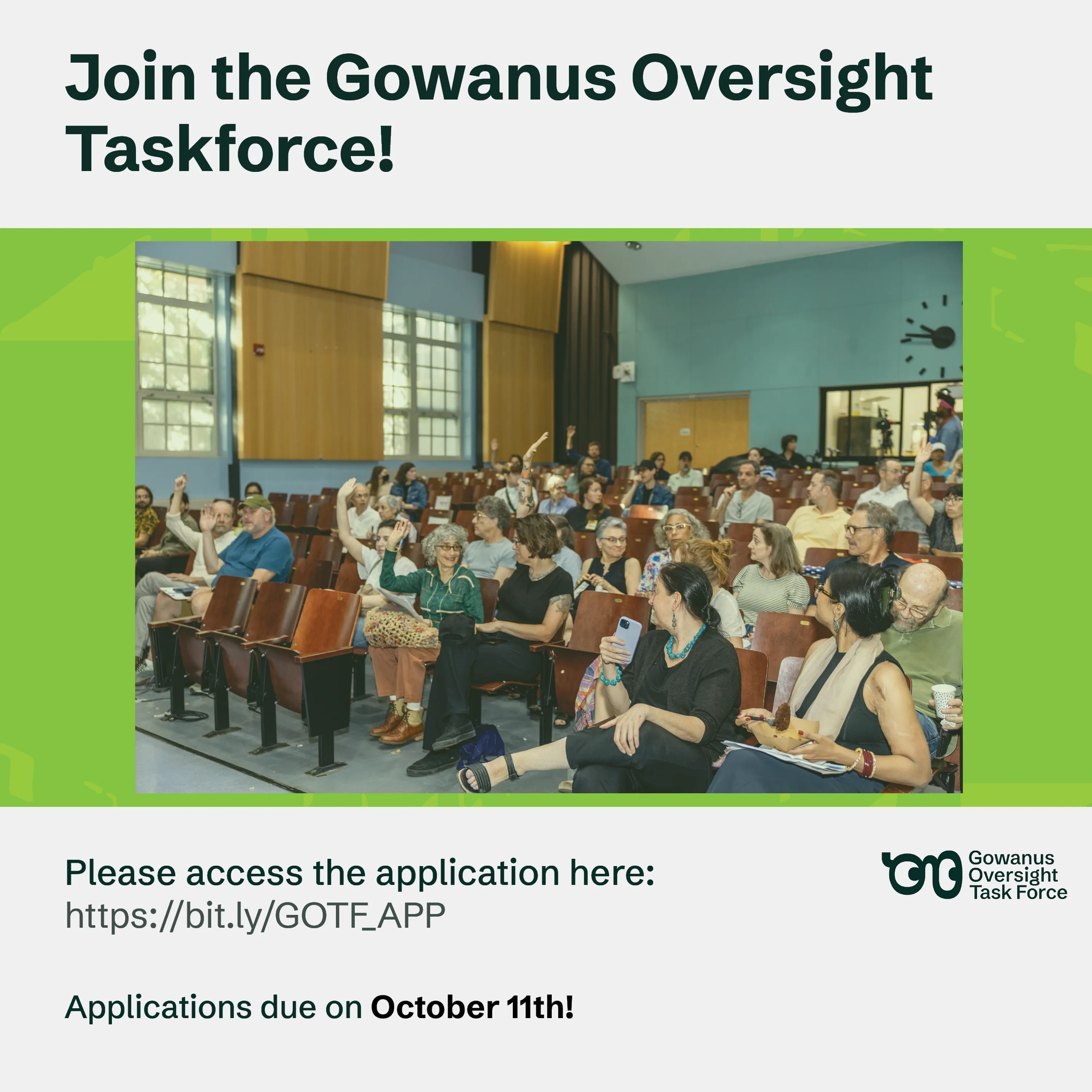 Join the Gowanus Oversight Task Force!